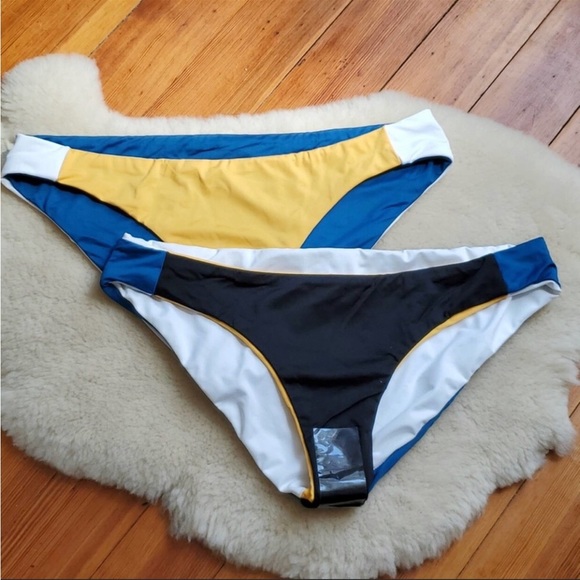 NEW Soluna Swim Reversible Hip Hugger Bikini Bottom L - Picture 6 of 8